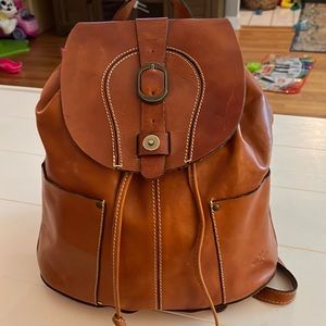 Patricia Nash leather back pack